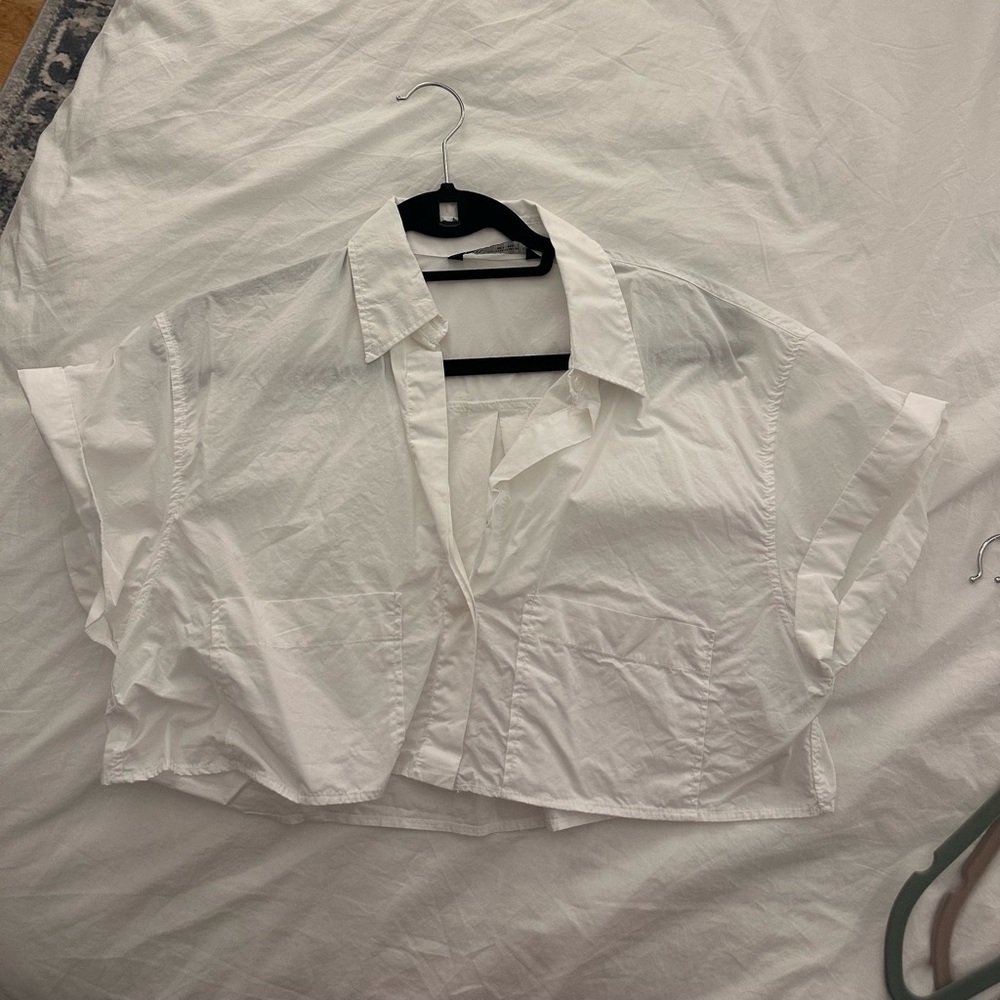 Zara Monochrome Collar Detail